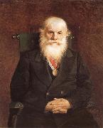 Vasily Perov Portrait of the Merchant Ivan Kamynin USA oil painting artist
